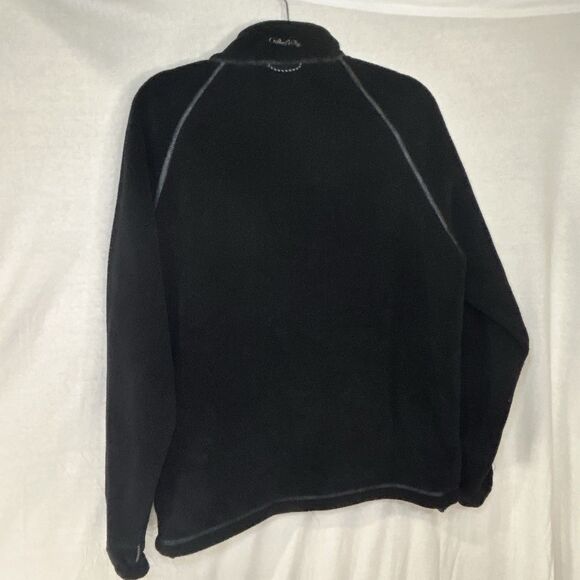VTG Cabela's Polartec Fleece Full-Zip Black Denali Jacket Men's size Large - Picture 7 of 9